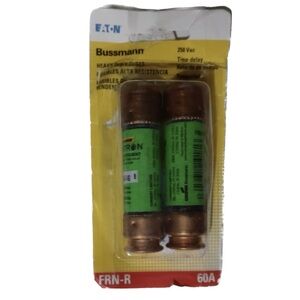 Eaton Bussmann BP/FRN-R 60 250VAC Dual Element Time-Delay Heavy Duty Fuses